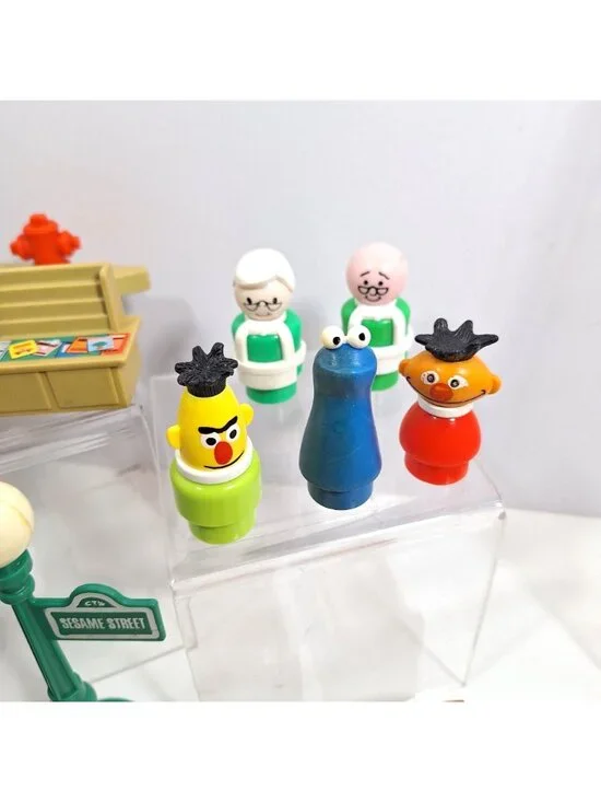 Little People Sesame Street Playset  Lot Vintage Figures Furniture Fisher Price - Picture 11 of 16